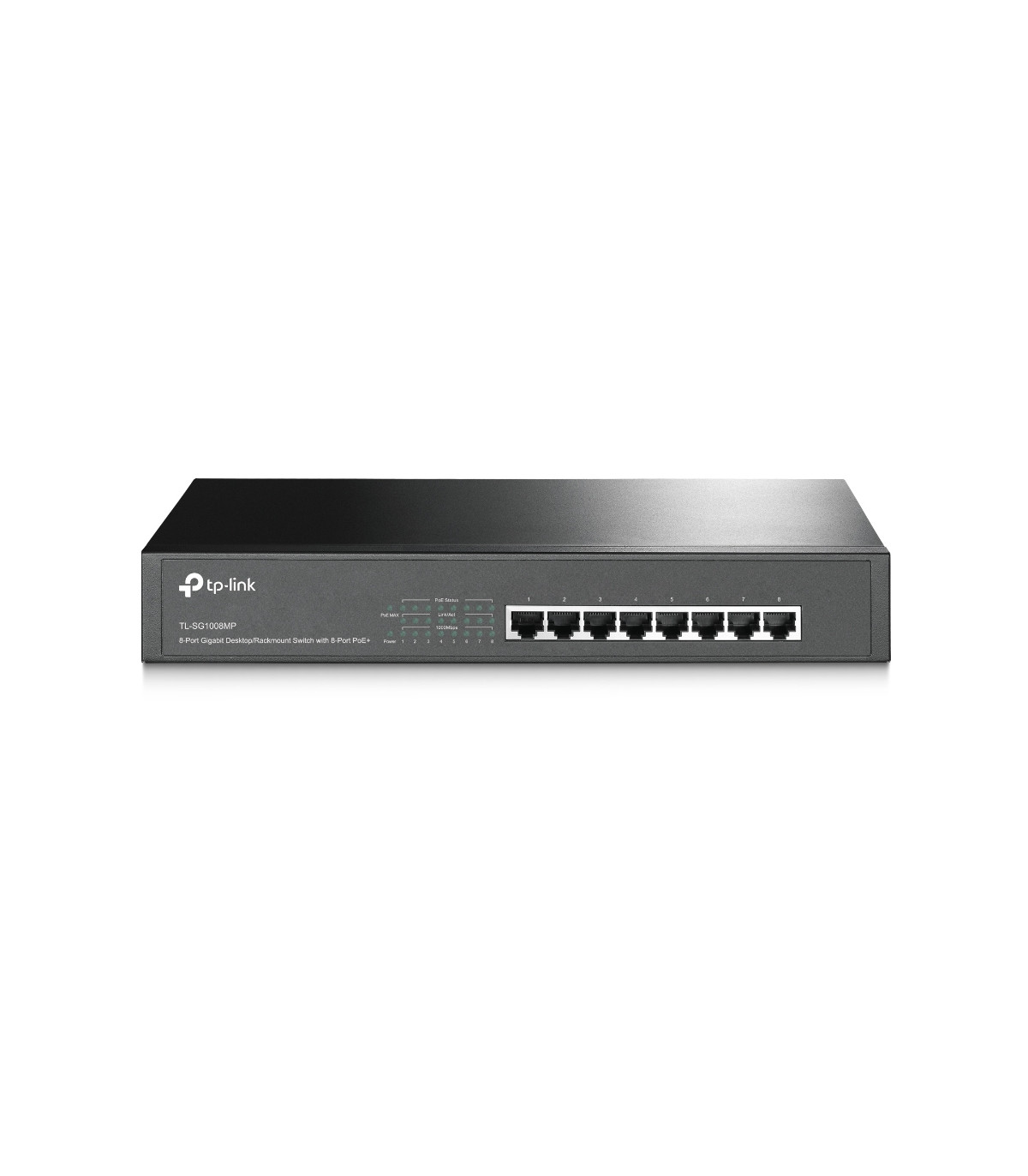 Switch 8 puertos tp - link tl - sg1008mp 10 - 100 - 1000 poe+