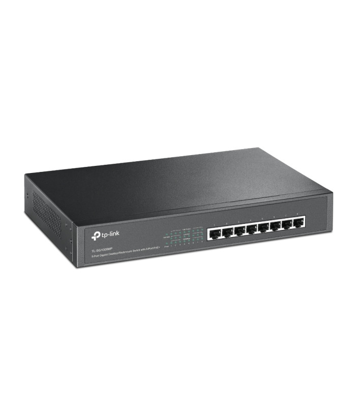 Switch 8 puertos tp - link tl - sg1008mp 10 - 100 - 1000 poe+