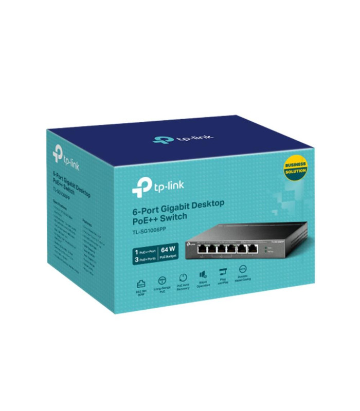 Switch tp - link tl - sg1006pp 6 puertos