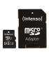 Tarjeta memoria micro sd intenso 512gb premium uhs - i cl10 + adaptador sd