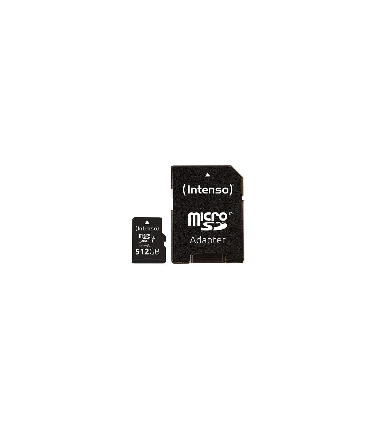 Tarjeta memoria micro sd intenso 512gb premium uhs - i cl10 + adaptador sd