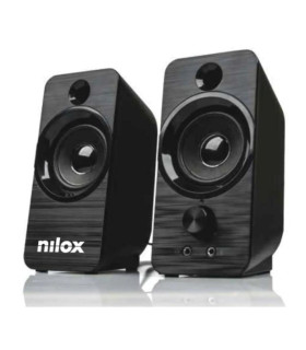 Altavoces pc nilox 2.0 6w negro