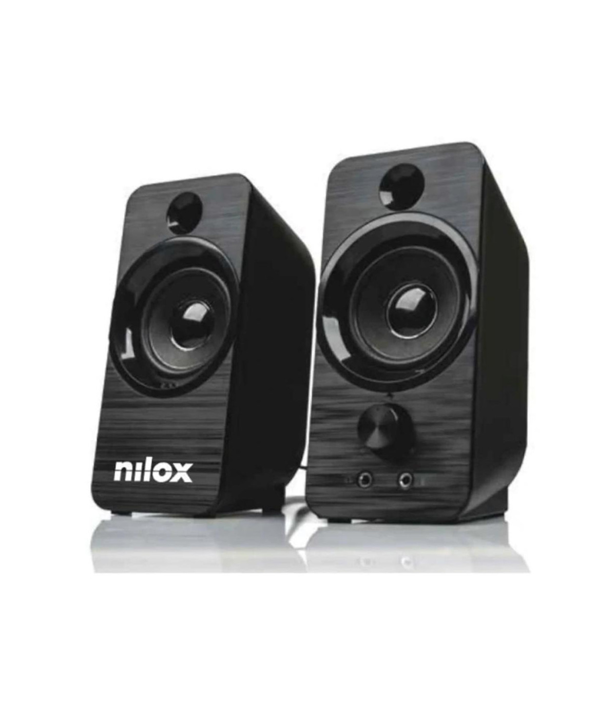 Altavoces pc nilox 2.0 6w negro
