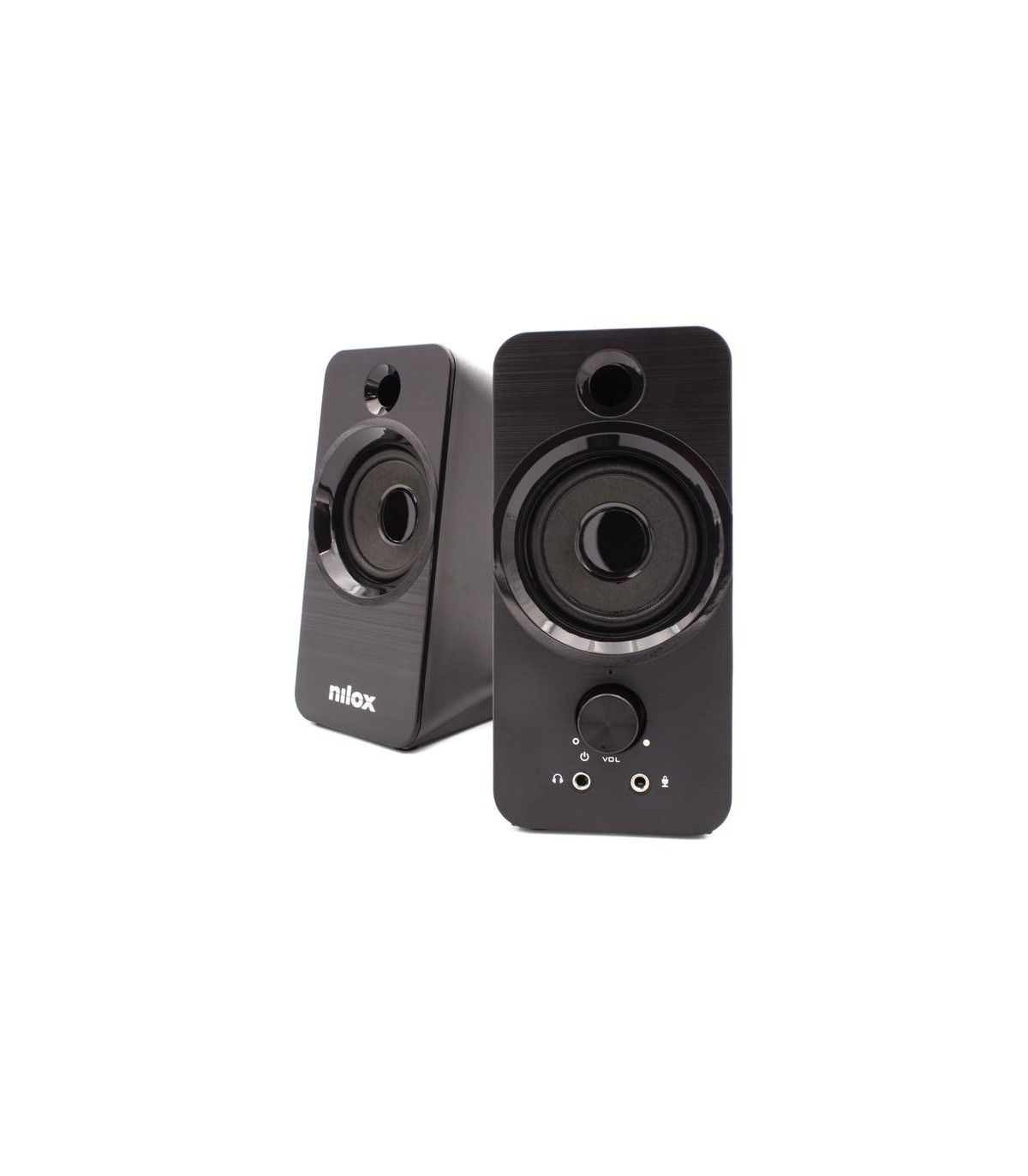 Altavoces pc nilox 2.0 6w negro