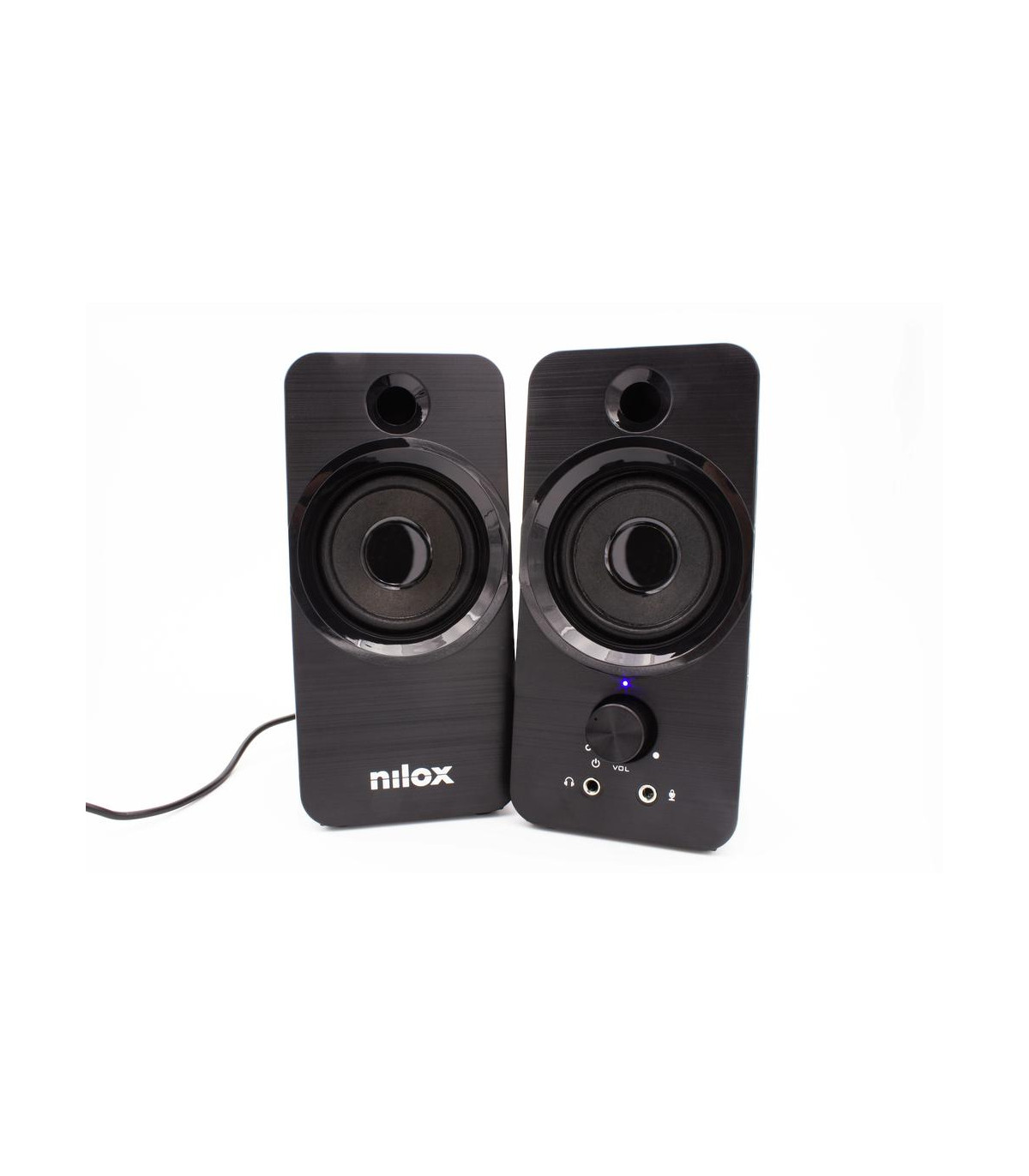 Altavoces pc nilox 2.0 6w negro