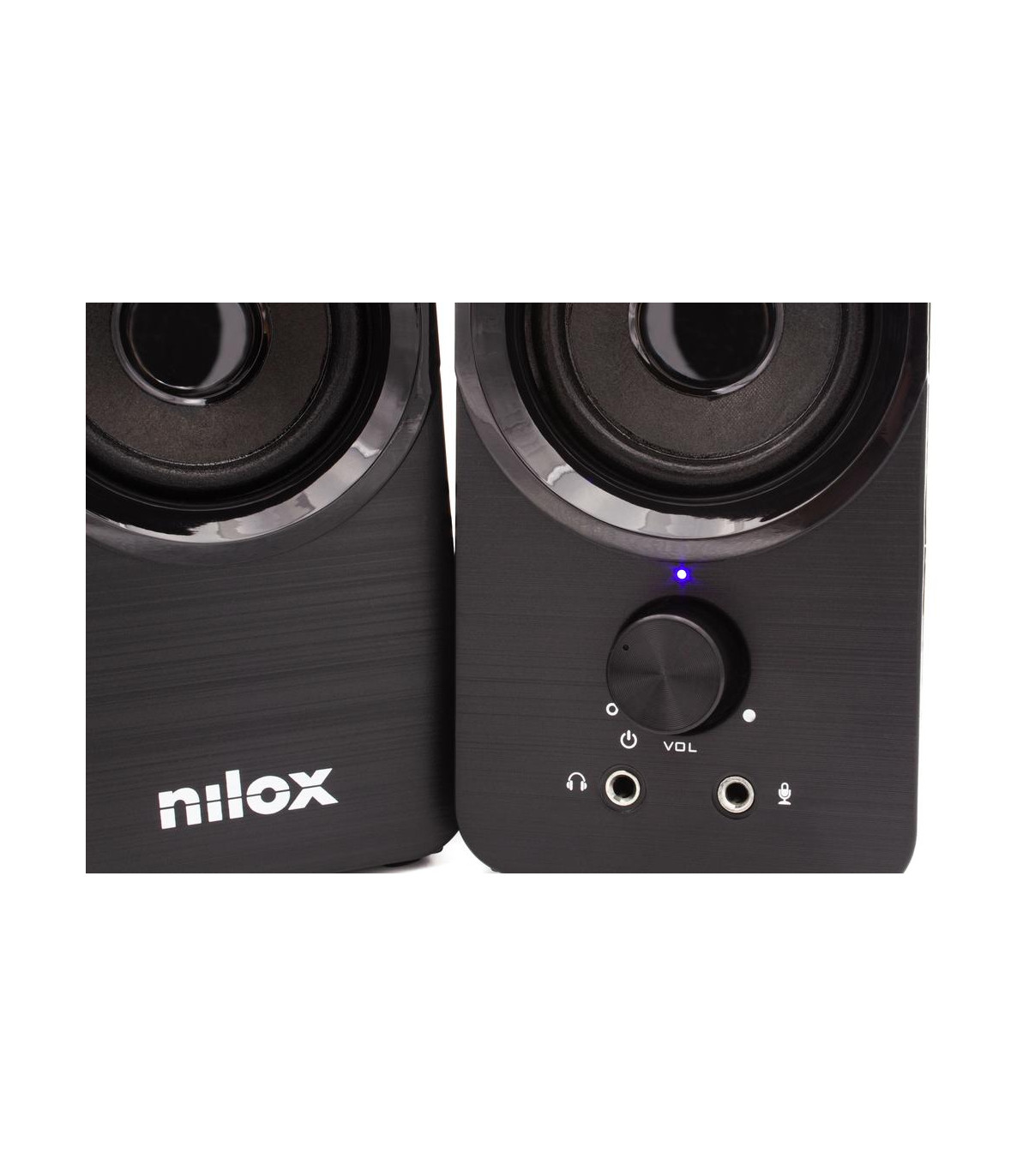 Altavoces pc nilox 2.0 6w negro