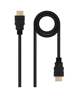 Cable hdmi 2.0 nanocable 10m - macho - macho -  negro