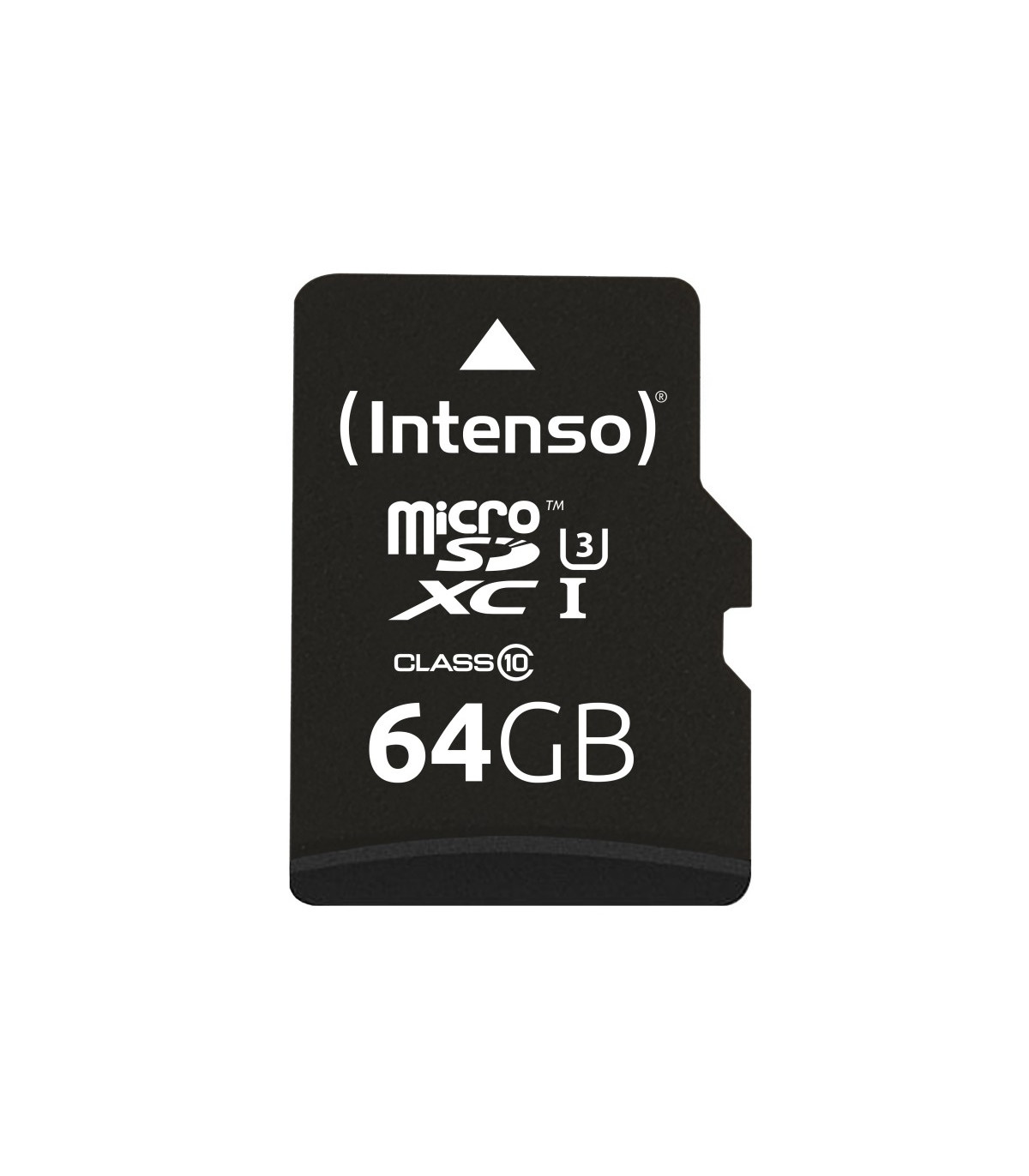 Tarjeta memoria micro sd intenso 64gb profesional v30 + adaptador sd