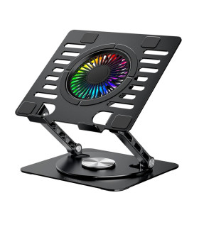 Soporte - base refrigeracion para portatil coolbox coolair 1vrgb ajustable haste 17 pulgadas negro