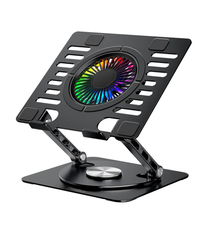 Soporte - base refrigeracion para portatil coolbox coolair 1vrgb ajustable haste 17 pulgadas negro