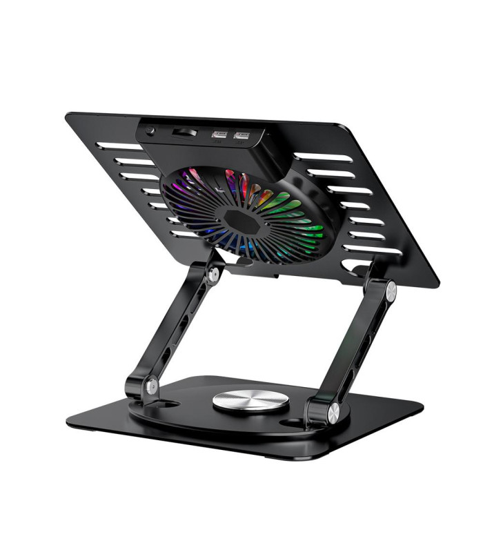 Soporte - base refrigeracion para portatil coolbox coolair 1vrgb ajustable haste 17 pulgadas negro