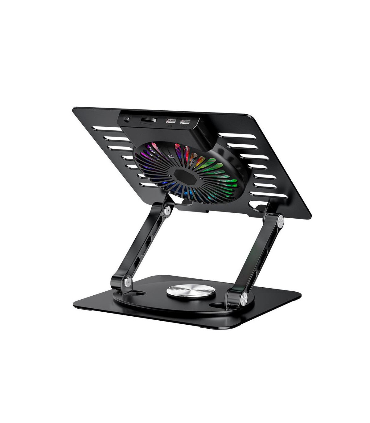 Soporte - base refrigeracion para portatil coolbox coolair 1vrgb ajustable haste 17 pulgadas negro