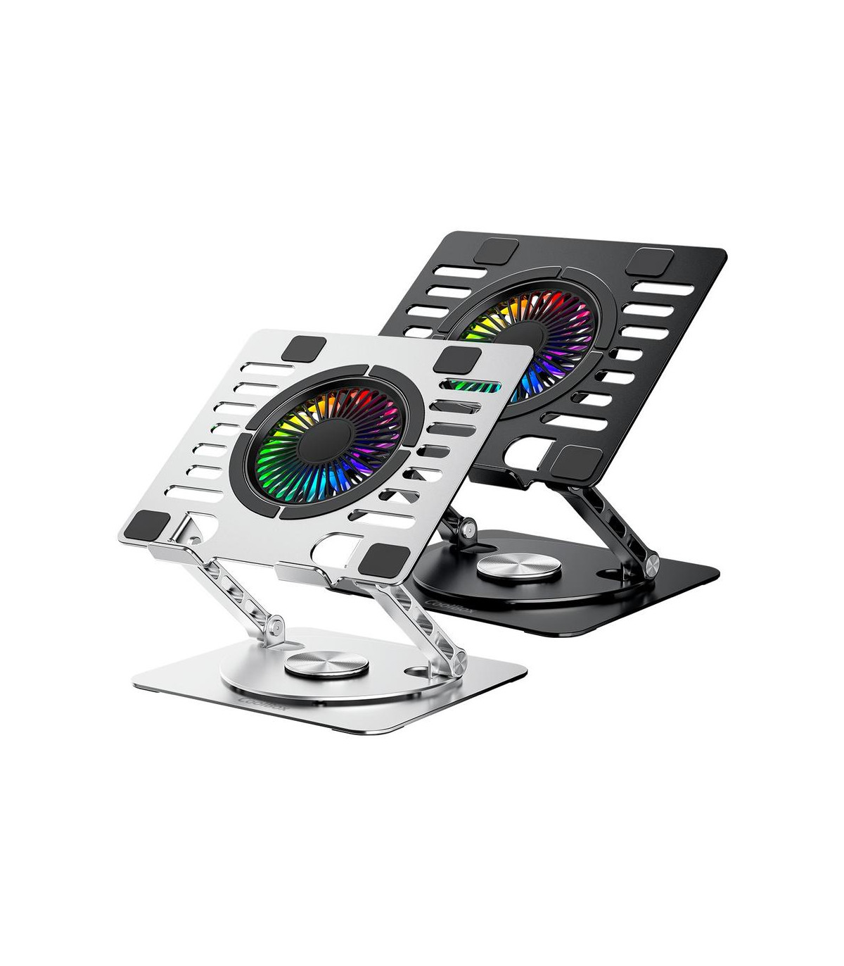 Soporte - base refrigeracion para portatil coolbox coolair 1vrgb ajustable haste 17 pulgadas negro