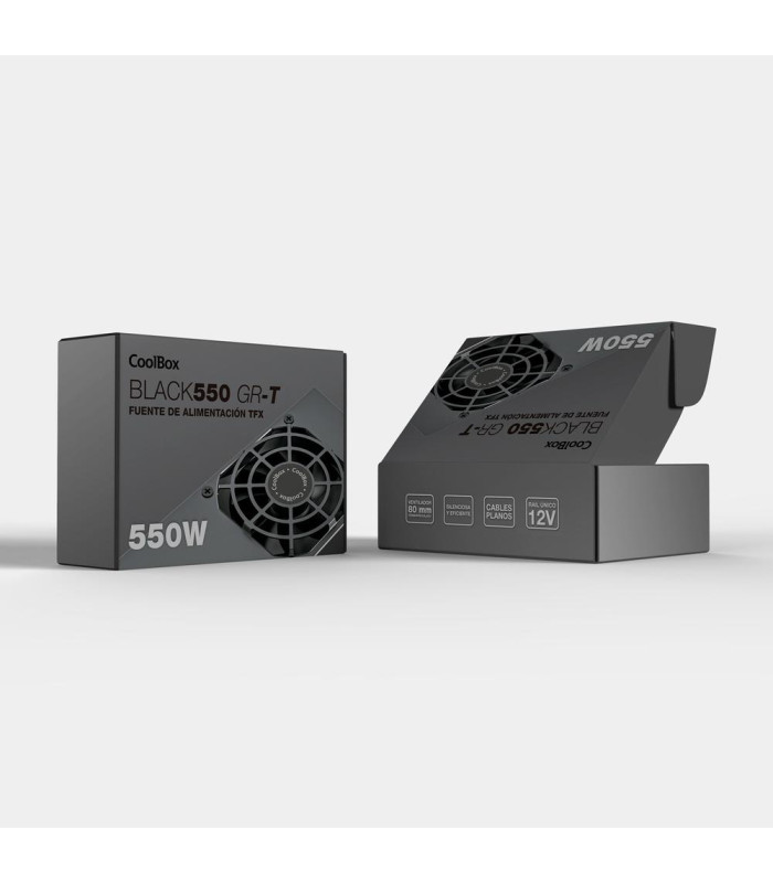 Fuente de alimentacion coolbox tfx black 550w 0gr - t