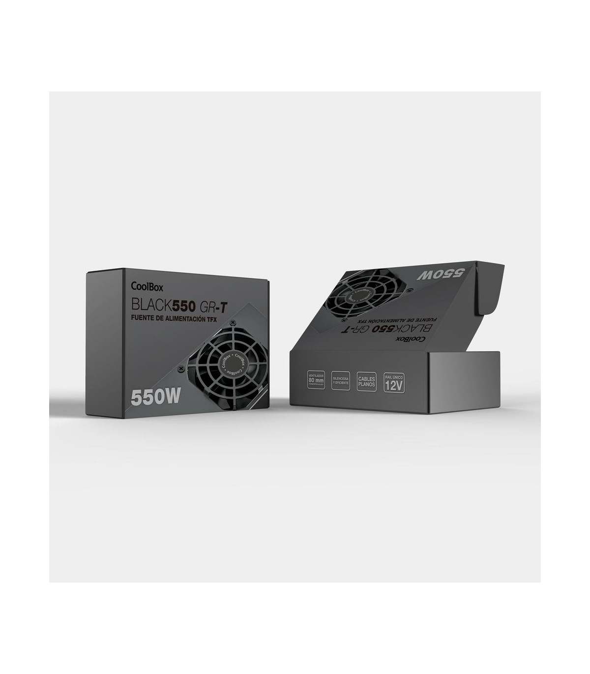 Fuente de alimentacion coolbox tfx black 550w 0gr - t