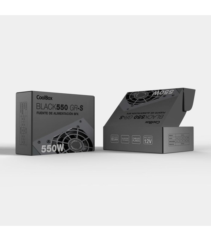 Fuente de alimentacion coolbox sfx basic black 550w 550gr - s