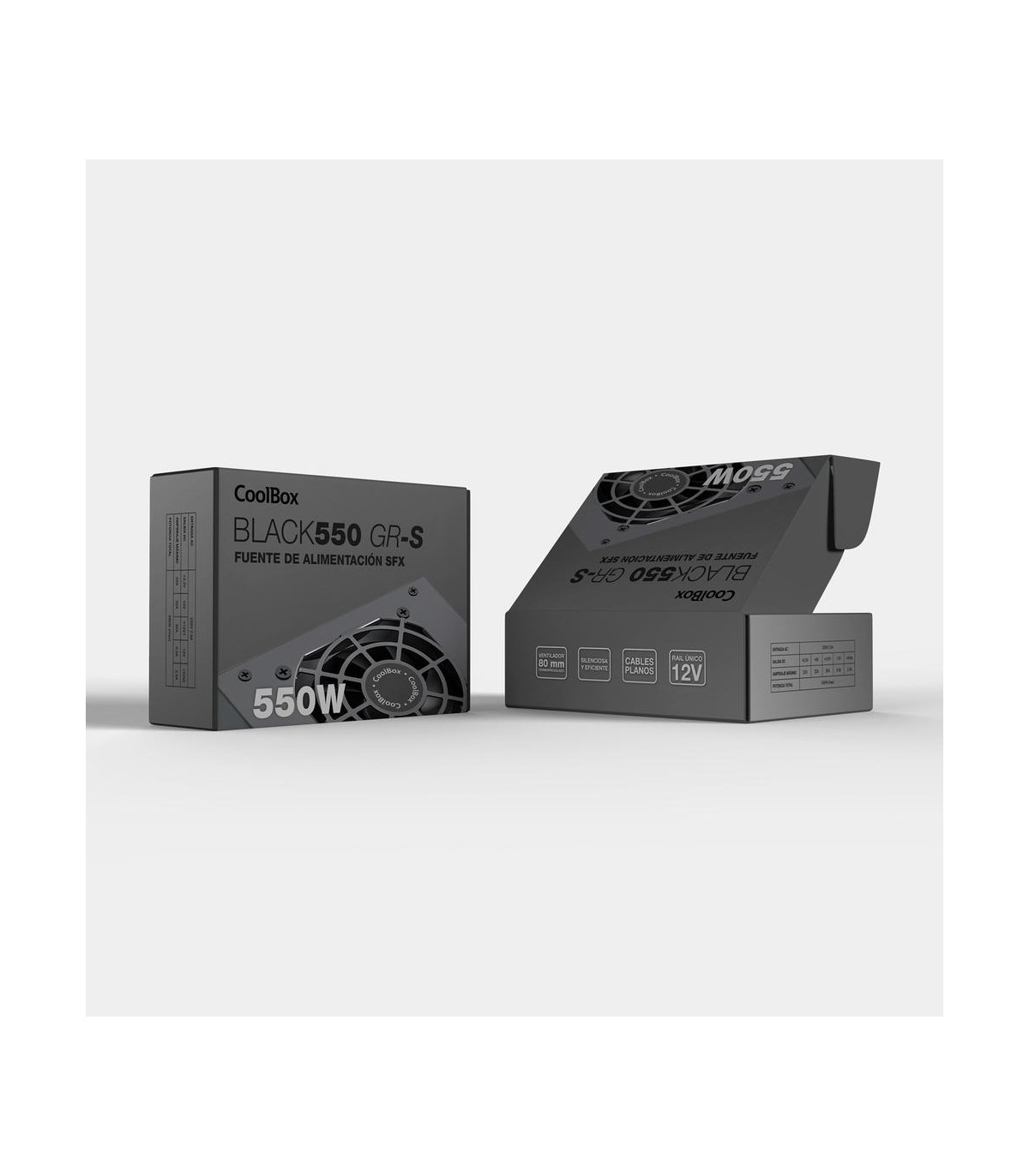 Fuente de alimentacion coolbox sfx basic black 550w 550gr - s