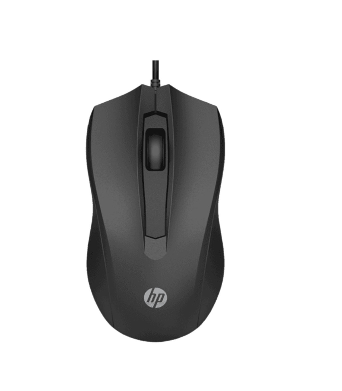 Raton cable hp 100 usb negro