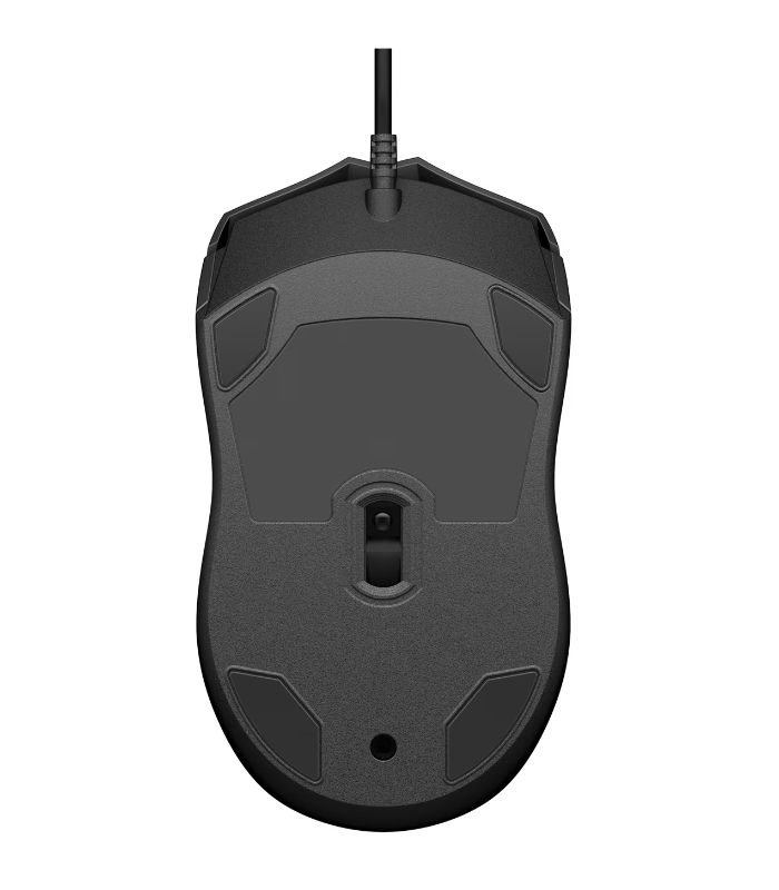 Raton cable hp 100 usb negro