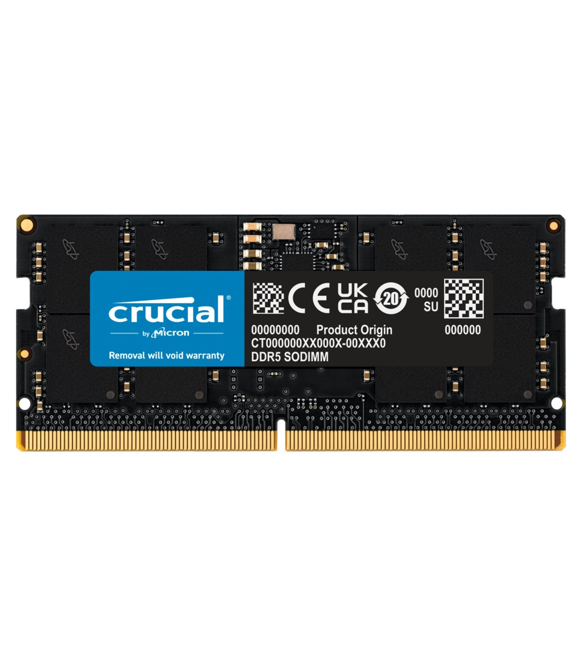 Memoria ram ddr5 16gb crucial  - sodimm - 4800 mhz - pc5 38400 cl40