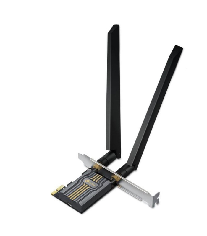 Tarjeta red wifi tp - link archer tbe400e pci express wifi 7 tribanda bluetooth 5.4