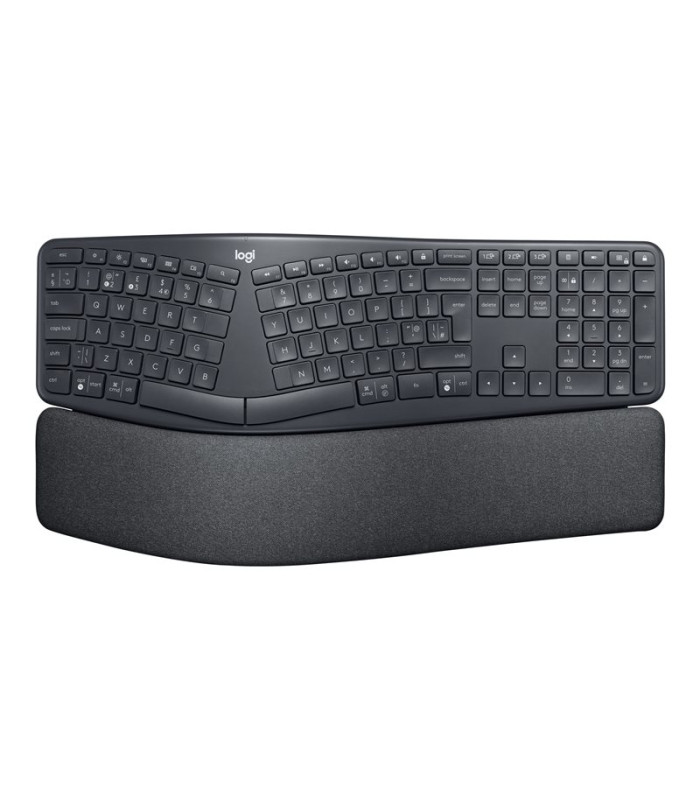 Teclado logitech ergo k860 split for business con logi bolt bluetooth wireles inalambrico grafito