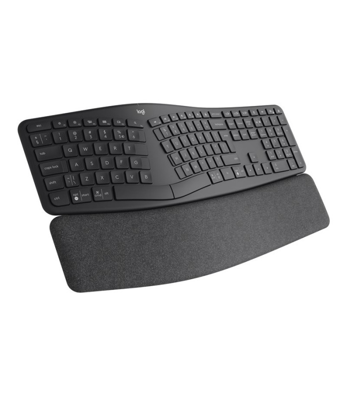 Teclado logitech ergo k860 split for business con logi bolt bluetooth wireles inalambrico grafito