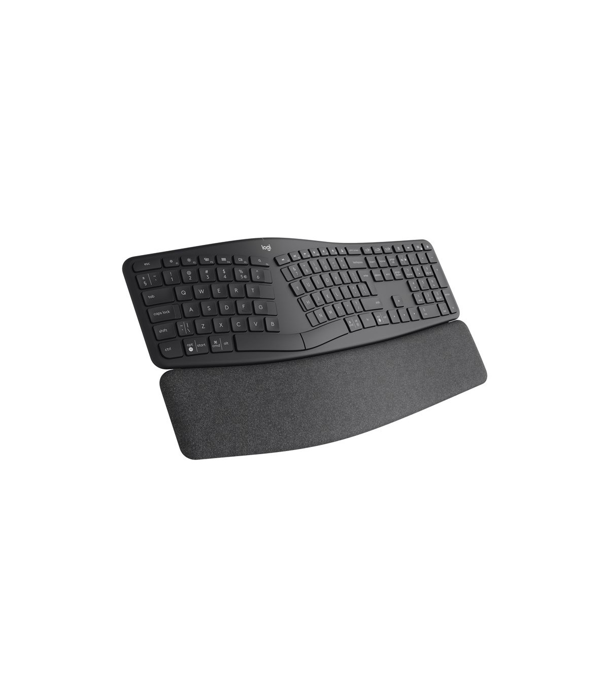Teclado logitech ergo k860 split for business con logi bolt bluetooth wireles inalambrico grafito