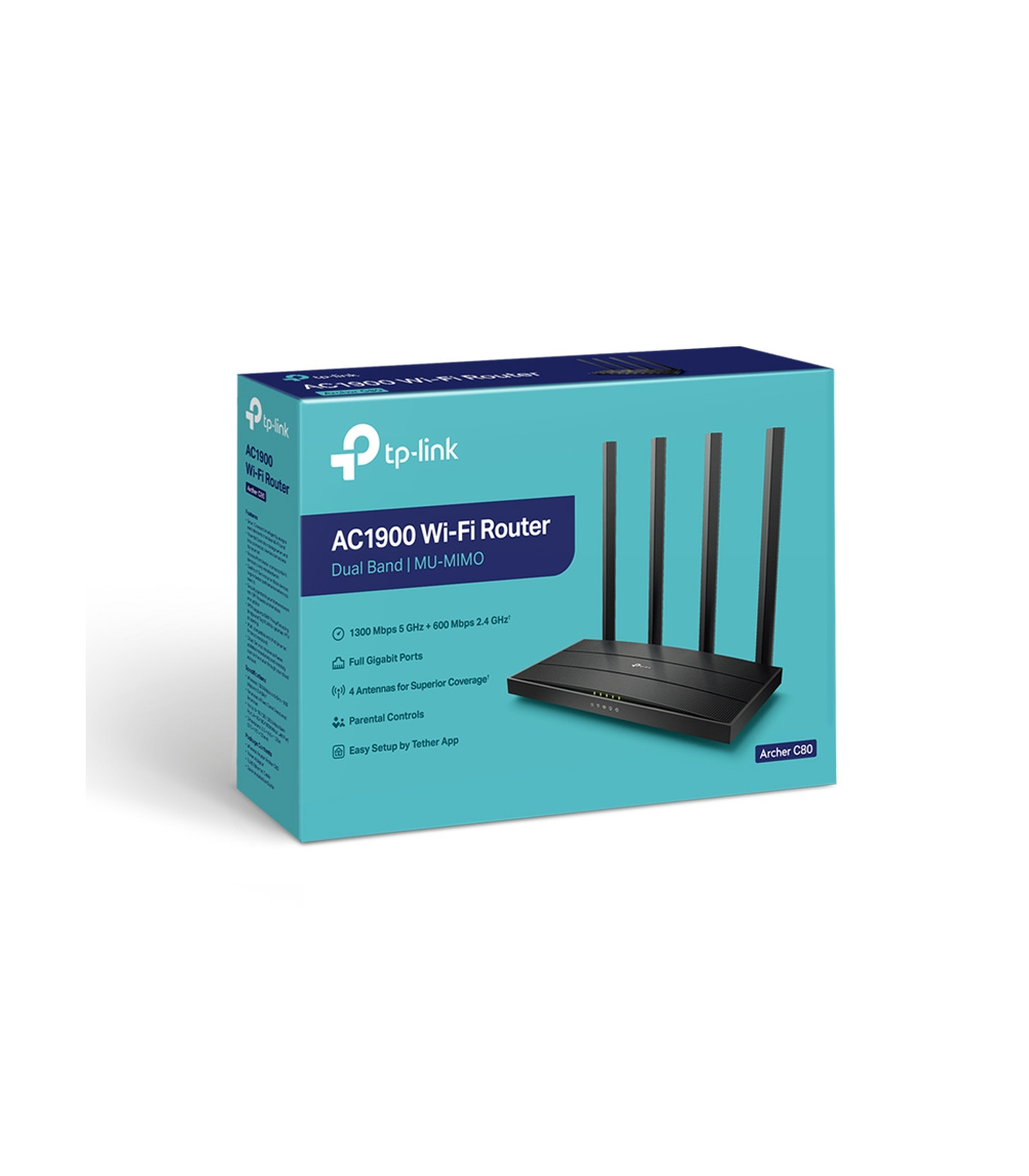 Router wifi tp link archer ac80 ac1900 dual band mu - mimo 1900mbps