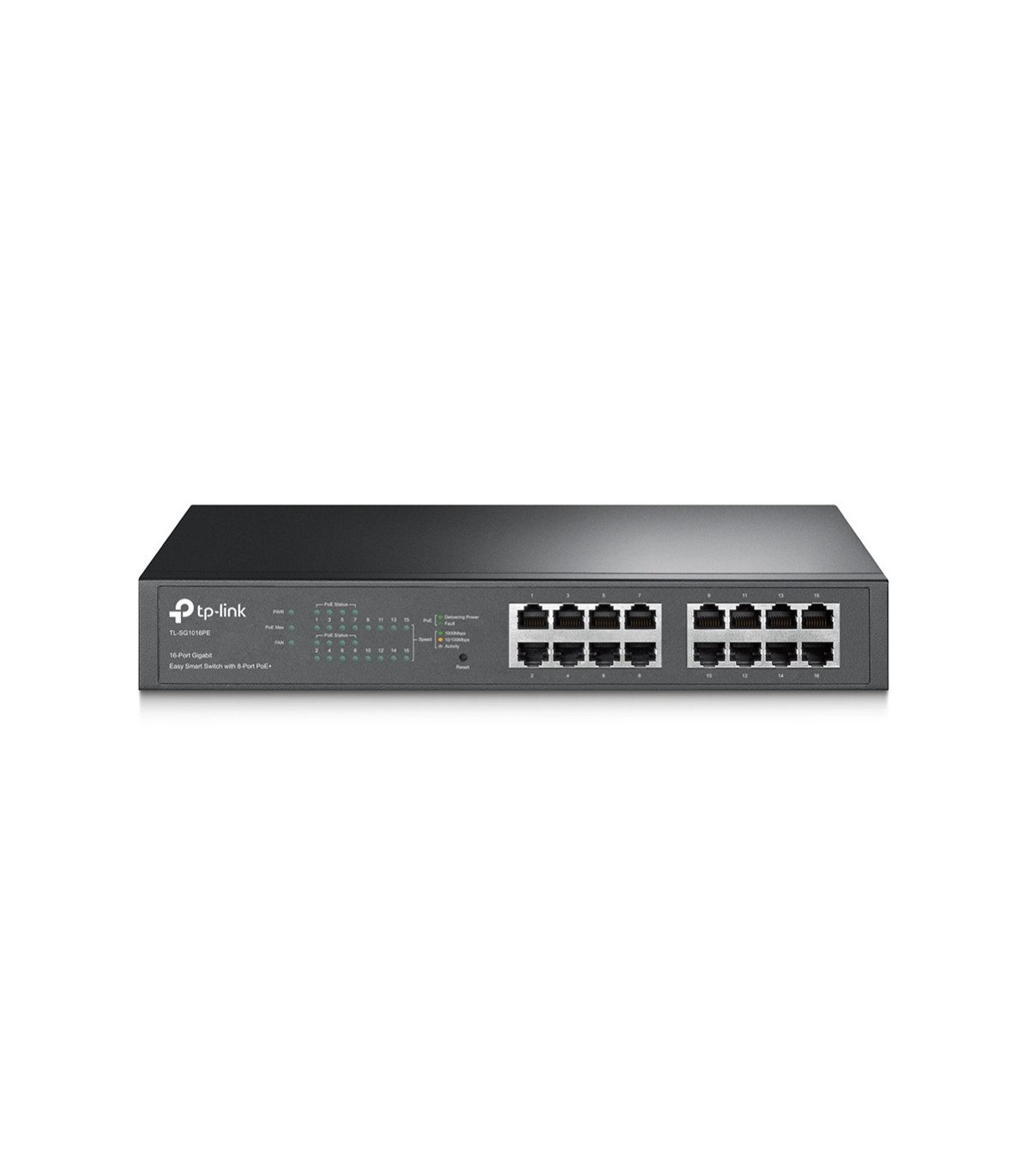 Switch 16 puertos tp - link tl - sg1016pe easy smart 10 - 100 - 1000