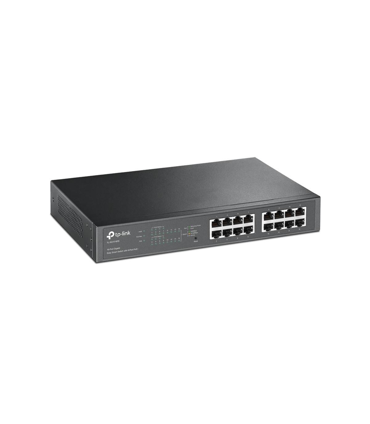 Switch 16 puertos tp - link tl - sg1016pe easy smart 10 - 100 - 1000