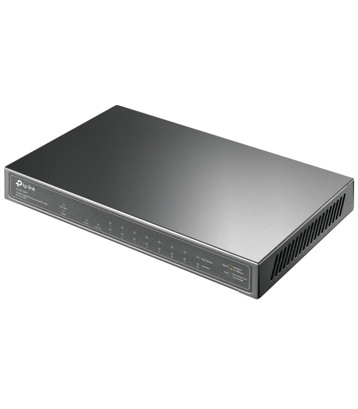 Switch 10 puertos tp - link tl - sg1210p 10 - 100 - 1000 8 puertos poe+ 1 puerto sfp