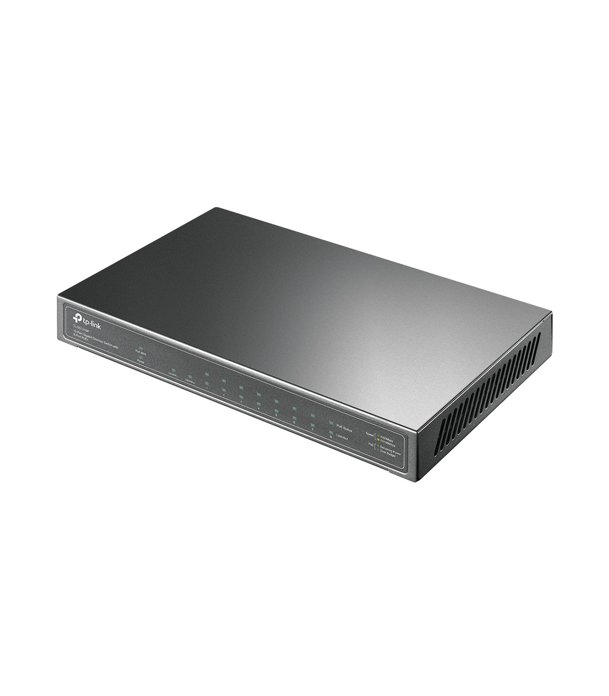 Switch 10 puertos tp - link tl - sg1210p 10 - 100 - 1000 8 puertos poe+ 1 puerto sfp