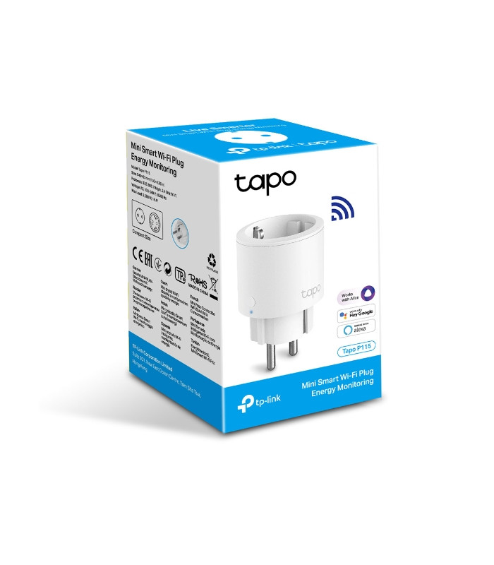 Mini enchufe inteligente tp - link tapo p115 2.4ghz