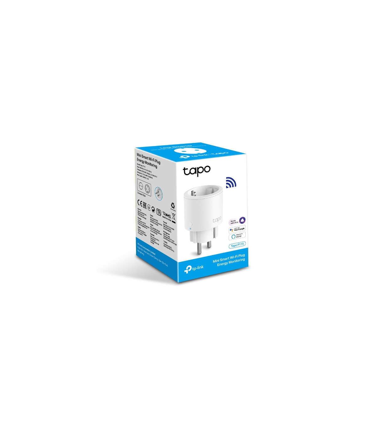 Mini enchufe inteligente tp - link tapo p115 2.4ghz
