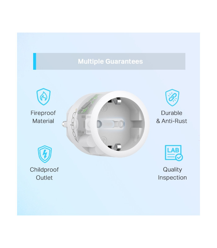 Mini enchufe inteligente tp - link tapo p115 2.4ghz