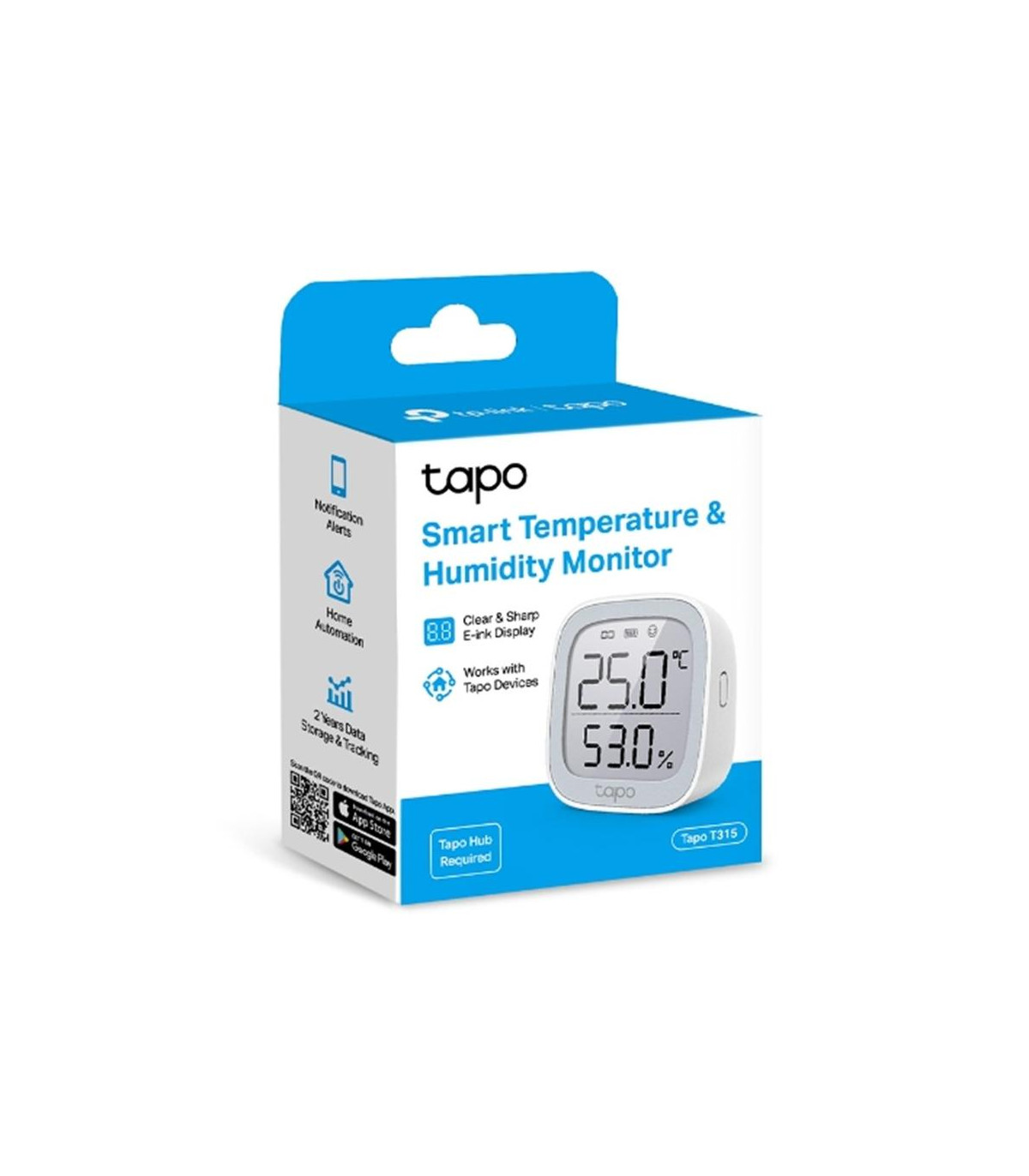 Sensor inteligente de temperatura y humedad tp - link tapo t315