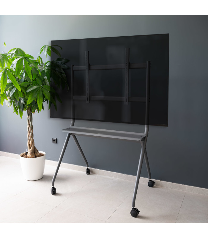 Soporte de suelo con ruedas tooq fs20205m - b 50 pulgadas -  86 pulgadas carga maxima 120kg
