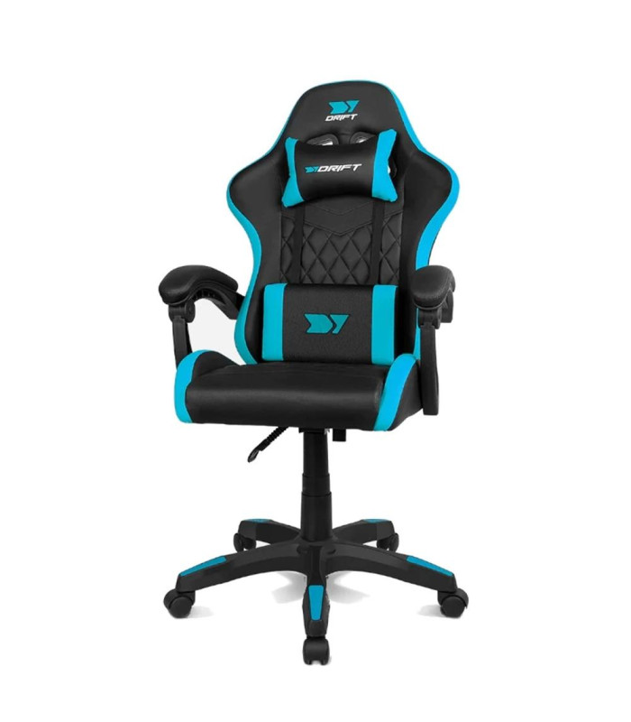 Silla gaming drift dr35 negra - azul