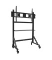 Soporte de suelo con ruedas tooq optimus 60 pulgadas - 105 pulgadas fs20105m - b