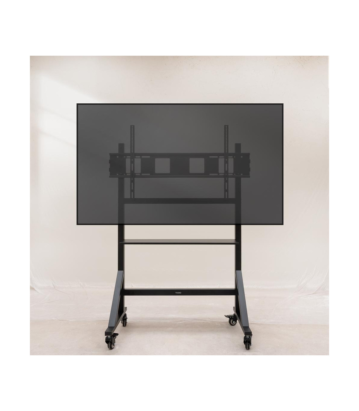 Soporte de suelo con ruedas tooq optimus 60 pulgadas - 105 pulgadas fs20105m - b