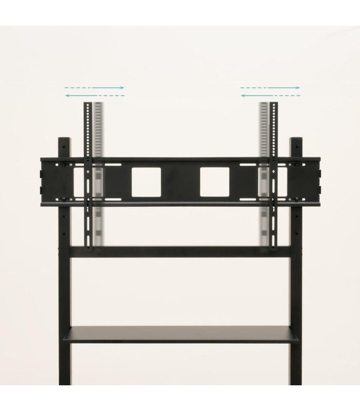 Soporte de suelo con ruedas tooq optimus 60 pulgadas - 105 pulgadas fs20105m - b