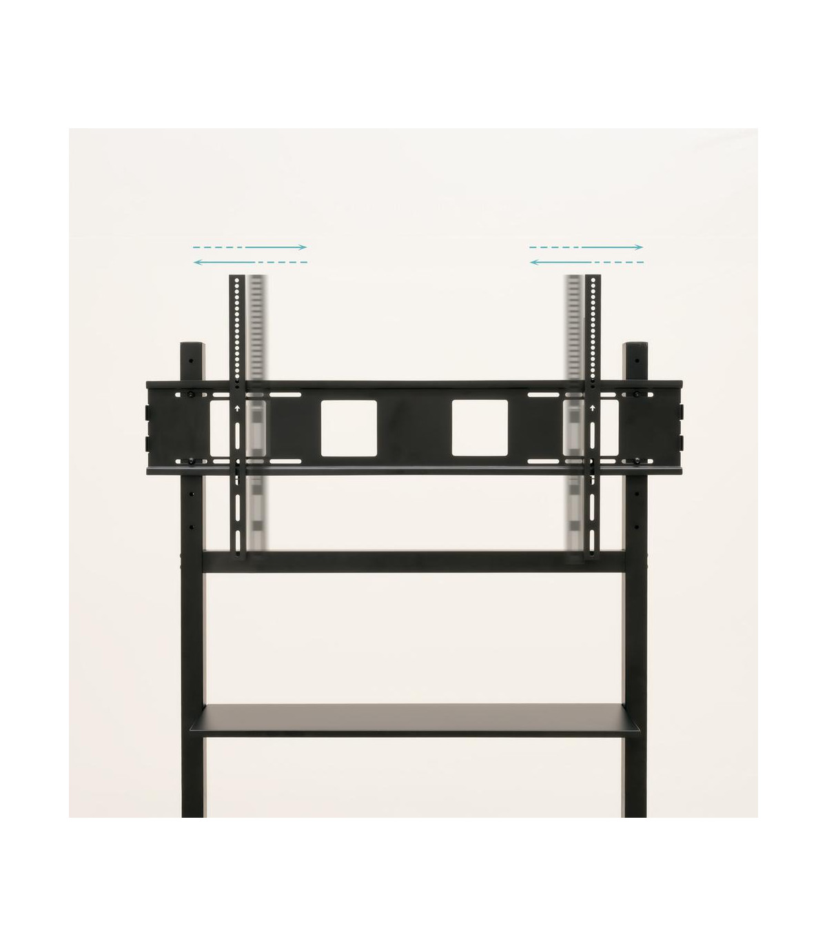 Soporte de suelo con ruedas tooq optimus 60 pulgadas - 105 pulgadas fs20105m - b