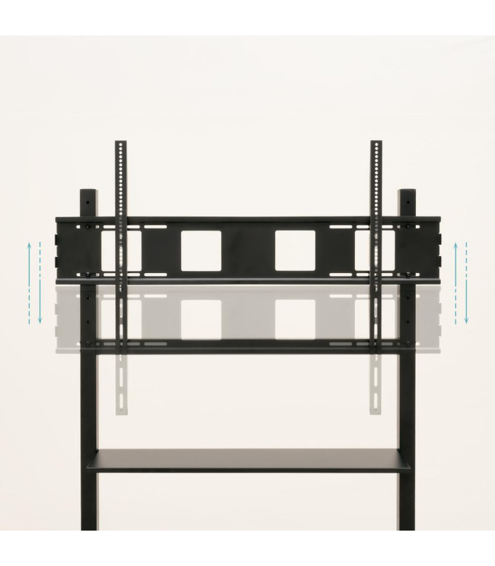Soporte de suelo con ruedas tooq optimus 60 pulgadas - 105 pulgadas fs20105m - b