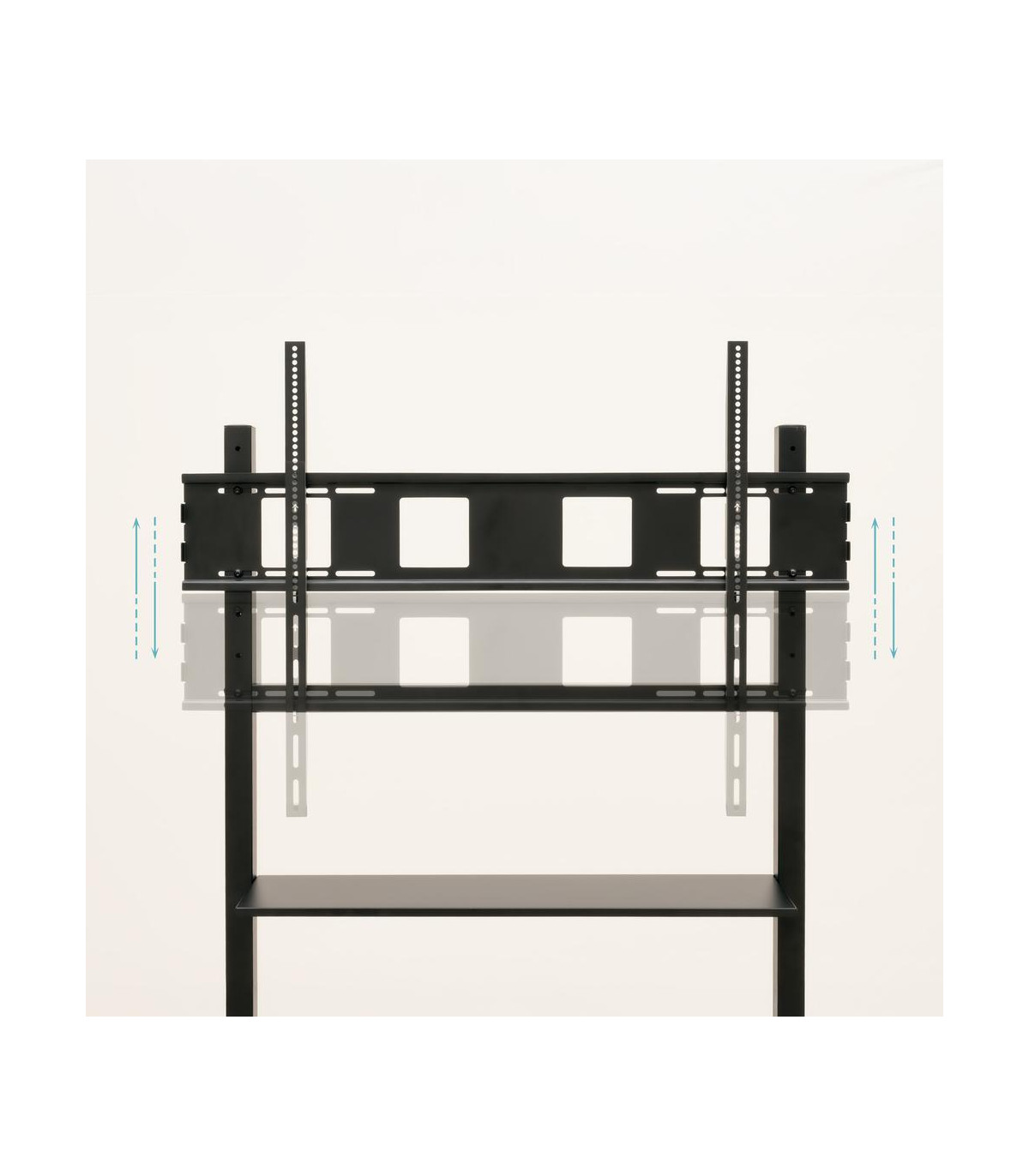 Soporte de suelo con ruedas tooq optimus 60 pulgadas - 105 pulgadas fs20105m - b