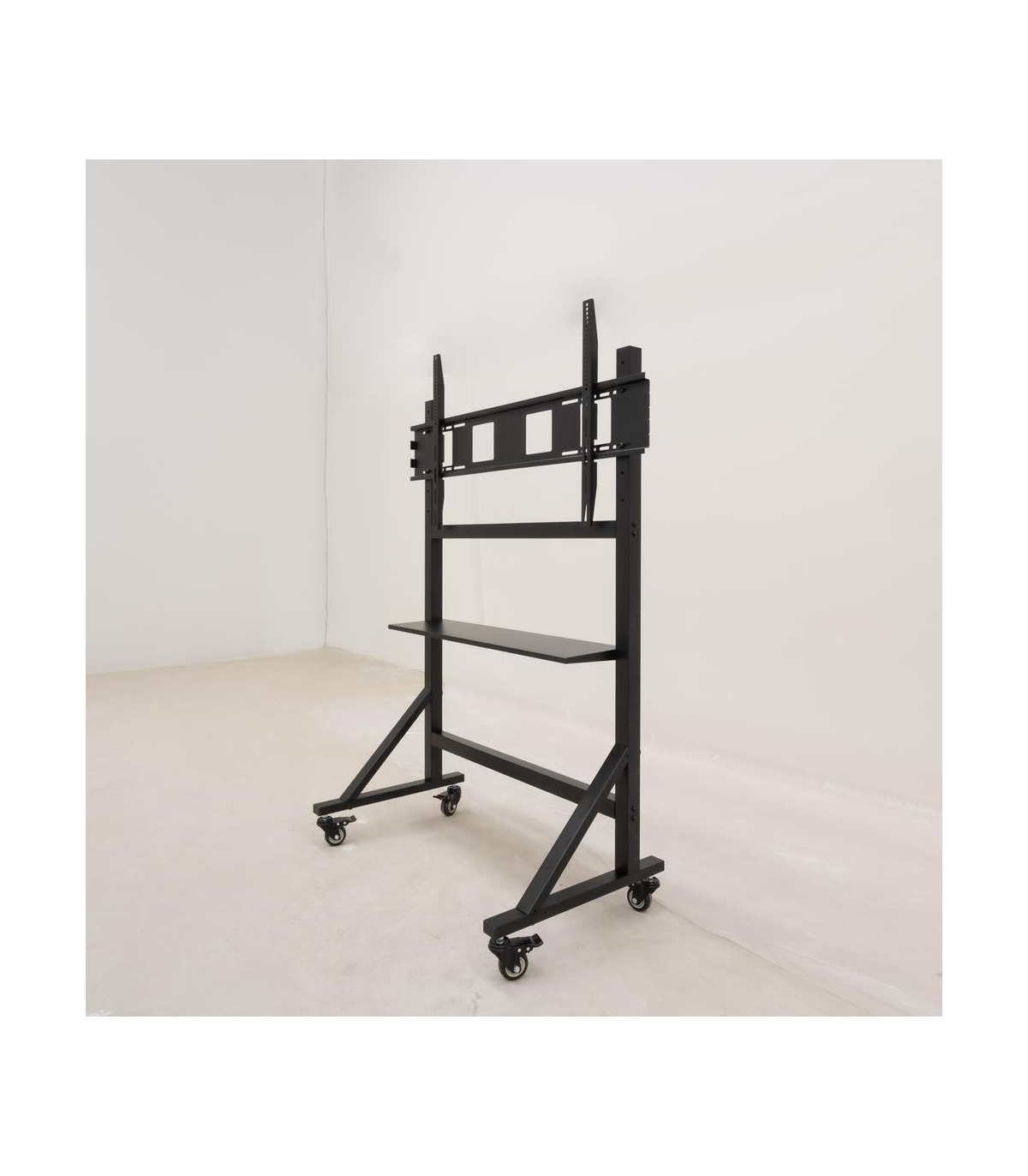 Soporte de suelo con ruedas tooq optimus 60 pulgadas - 105 pulgadas fs20105m - b