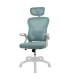 Silla gaming drift drair35 blanca - turquesa