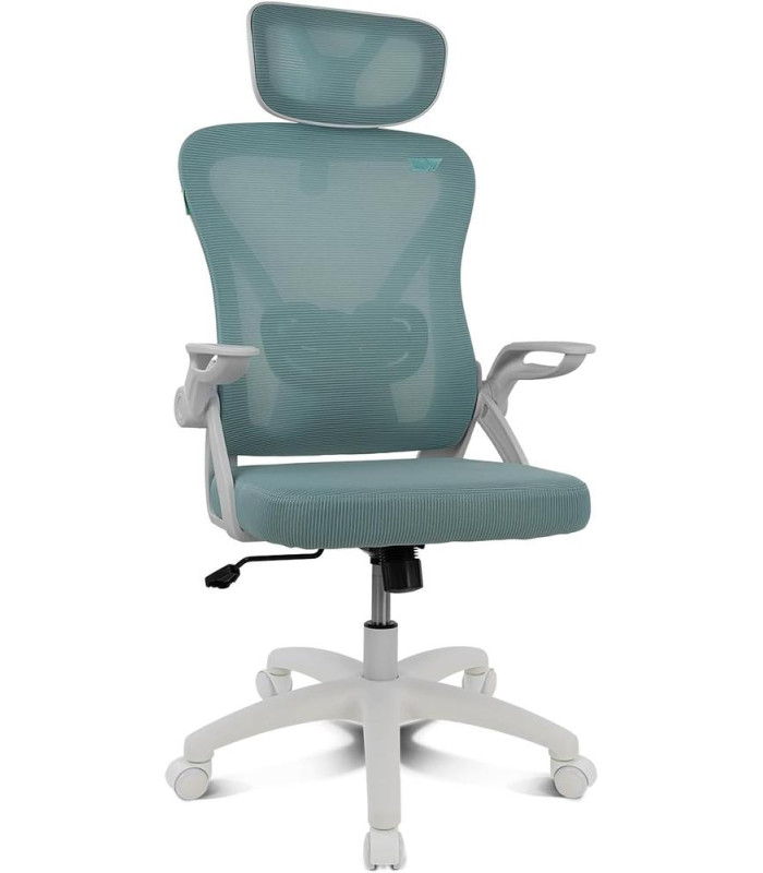 Silla gaming drift drair35 blanca - turquesa