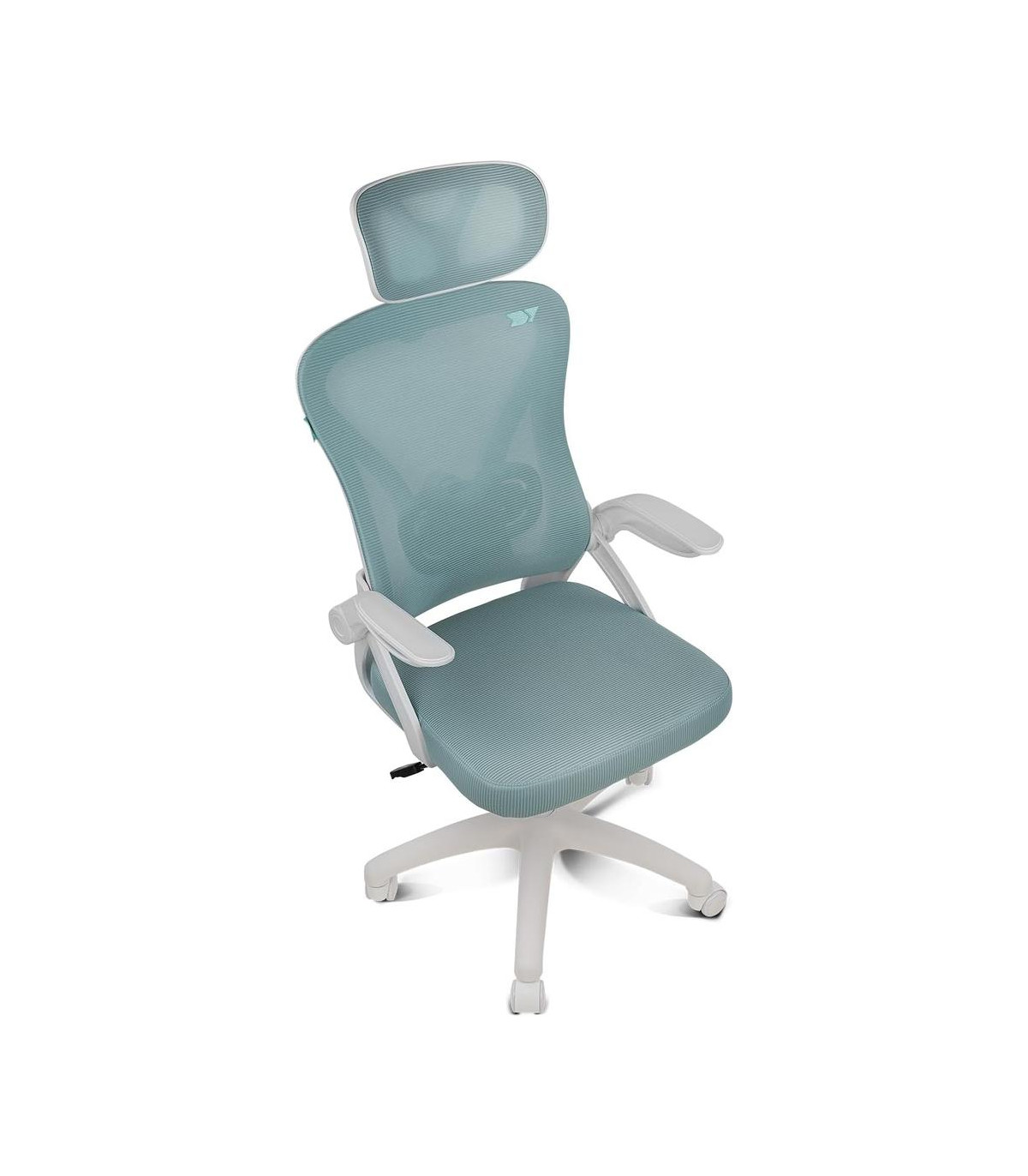 Silla gaming drift drair35 blanca - turquesa