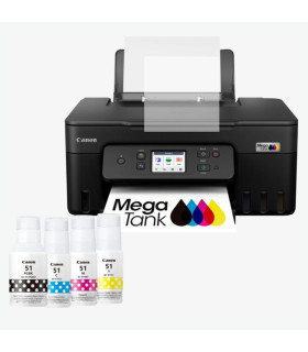 Multifuncion canon pixma g3590 megatank inyeccion color a4 -  11ipm -  tactil -  wifi -  duplex impresion